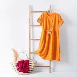 پیراهن آستین گلدوزی کد 7706