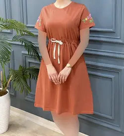 پیراهن آستین گلدوزی کد 7706