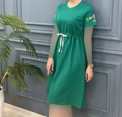 پیراهن آستین گلدوزی کد 7706