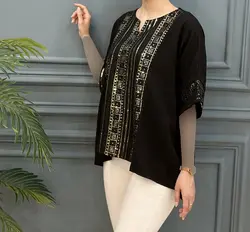 شومیز پولک دوزی گلشید کد 7711