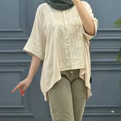 شومیز پولک دوزی گلشید کد 7711