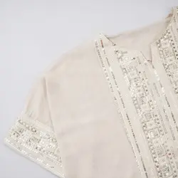 شومیز پولک دوزی گلشید کد 7711