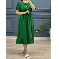 پیراهن کمر کش سوگل کد 7743