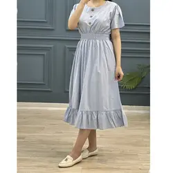 پیراهن کمر کش سوگل کد 7743