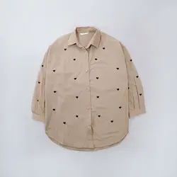 شومیز مانتویی قلب کد 7819