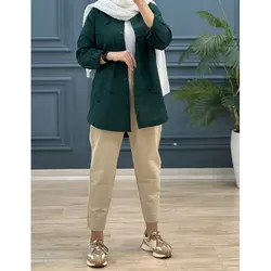 شومیز مانتویی قلب کد 7819