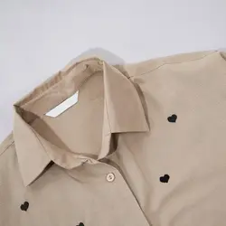 شومیز مانتویی قلب کد 7819