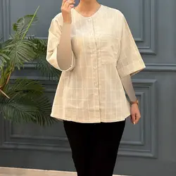 شومیز مانتویی وینا کد 7835