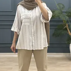 شومیز مانتویی وینا کد 7835