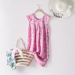 پیراهن نخی طرحدار کد 7848