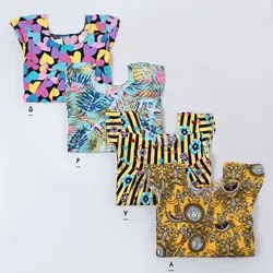 پیراهن نخی طرحدار کد 7848