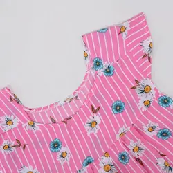 پیراهن نخی طرحدار کد 7848