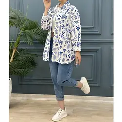 مانتو طرحدار آسنات کد 7869