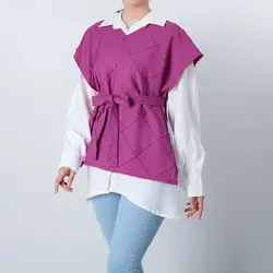 ست شومیز وست کاملیا کد 7877