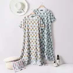 پیراهن بلند طرحدار کد 7893