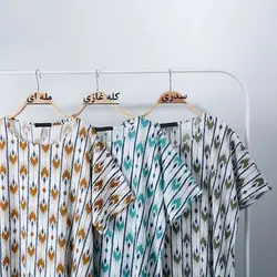 پیراهن بلند طرحدار کد 7893