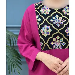 تونیک گلدوزی دلانا کد 7938