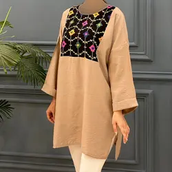 تونیک گلدوزی دلانا کد 7938