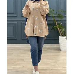 مانتو پولک دوزی چشم کد 7958