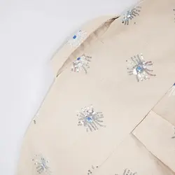 مانتو پولک دوزی چشم کد 7958