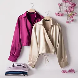 شومیز ساتن افرا 2 کد 7952