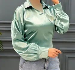 شومیز ساتن افرا 2 کد 7952