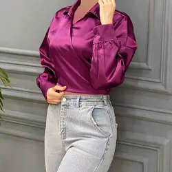 شومیز ساتن افرا 2 کد 7952