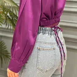 شومیز ساتن افرا 2 کد 7952