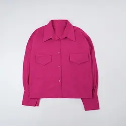 شومیز دو جیب کالین کد 7975