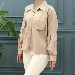 شومیز دو جیب کالین کد 7975