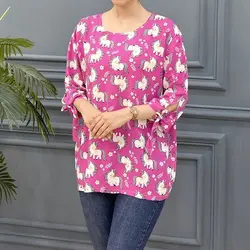 بلوز نخی طرحدار کد 7993