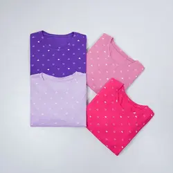 سارافون آستین کوتاه قلب کد 8010