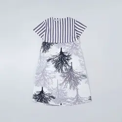 پیراهن آستین کوتاه طرحدار کد 8036