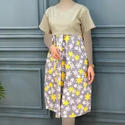 پیراهن آستین کوتاه طرحدار کد 8036