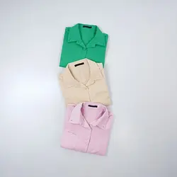 بلوز تک جیب شمیم کد 8032