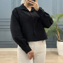 بلوز تک جیب شمیم کد 8032