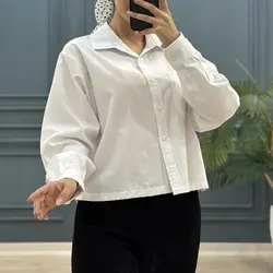 بلوز تک جیب شمیم کد 8032