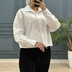 بلوز تک جیب شمیم کد 8032