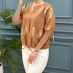بلوز لینن گلدوزی کد 8042 (2)