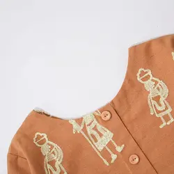 بلوز لینن گلدوزی کد 8042 (2)