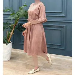 پیراهن کمر کش آناهل کد 8054 (2)