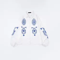 شومیز گلدوزی ترمه کد 8067