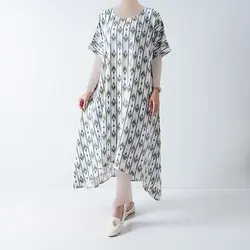 پیراهن بلند طرحدار کد 8063 (2)