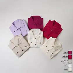 مانتو کتان آوا کد 8146