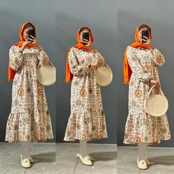 پیراهن بلند مهتا کد 8155