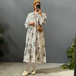 پیراهن بلند مهتا کد 8155