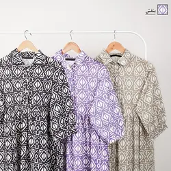 پیراهن طرحدار پریماه کد 8203