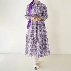 پیراهن طرحدار پریماه کد 8203