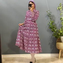 پیراهن طرحدار پریماه کد 8203