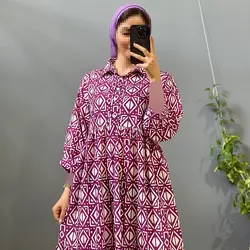 پیراهن طرحدار پریماه کد 8203